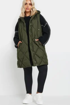 Longline Quilted Gilet