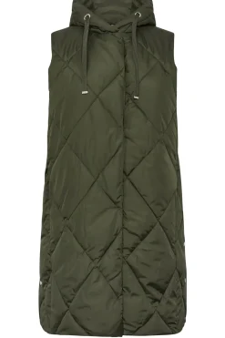 Longline Quilted Gilet