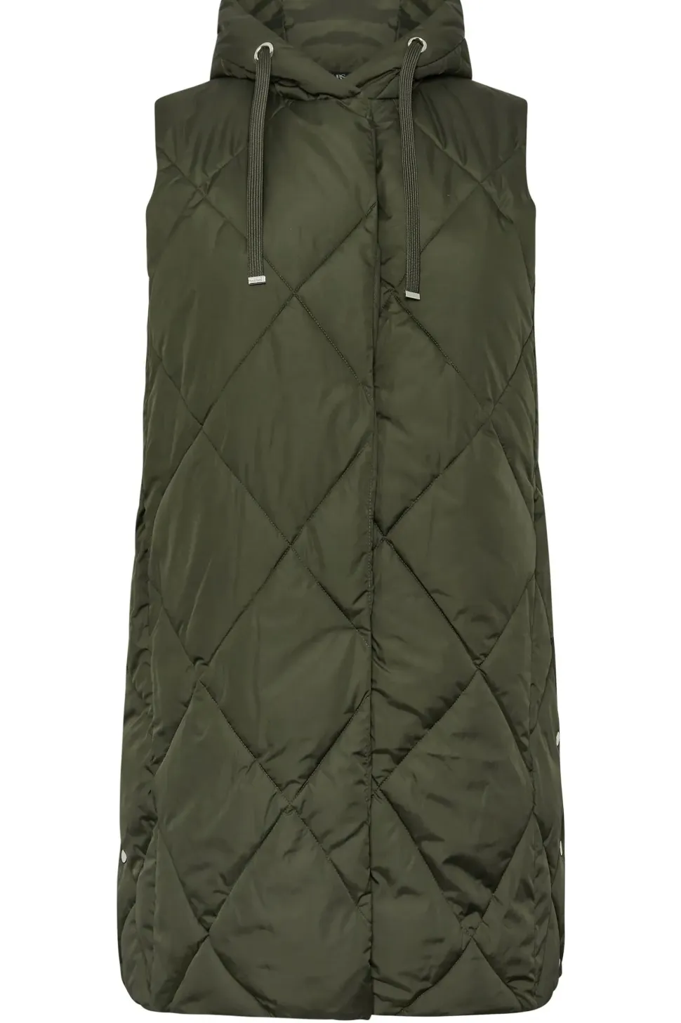 Longline Quilted Gilet