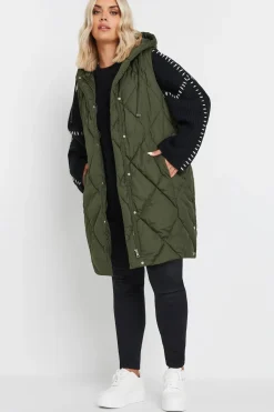 Longline Quilted Gilet
