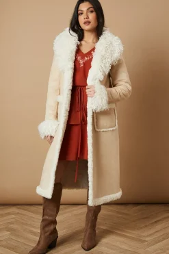 Longline Shaggy Coat