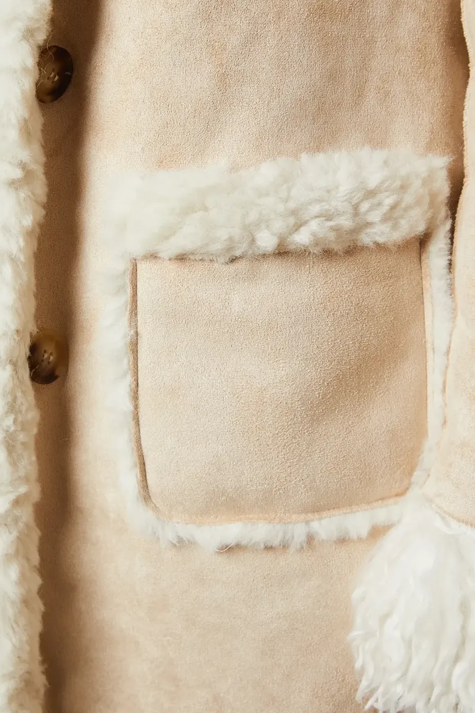 Longline Shaggy Coat