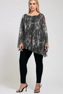 Long Sleeve Asymmetrical Blouse