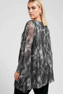 Long Sleeve Asymmetrical Blouse