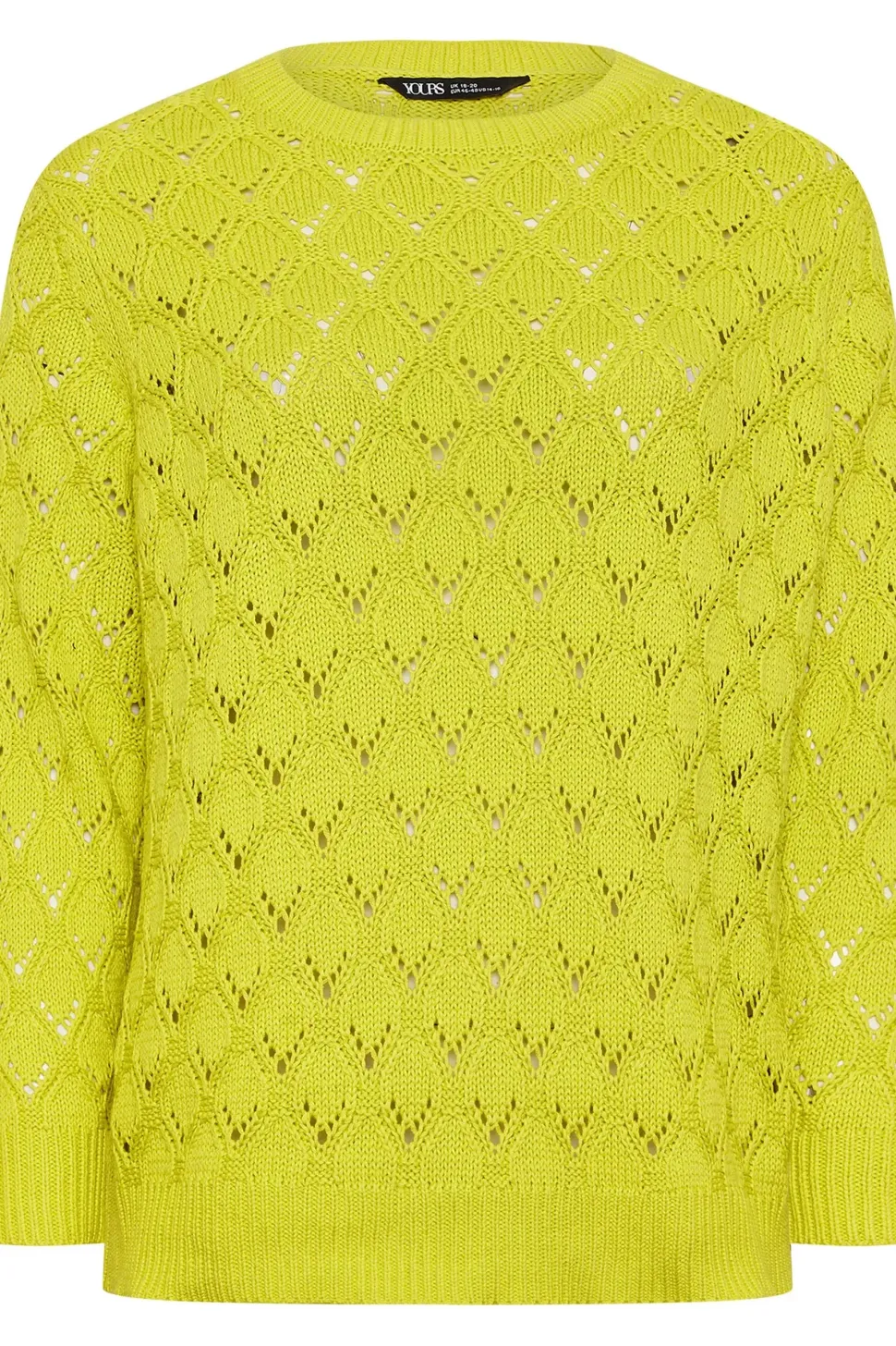 Long Sleeved Pointelle Jumper