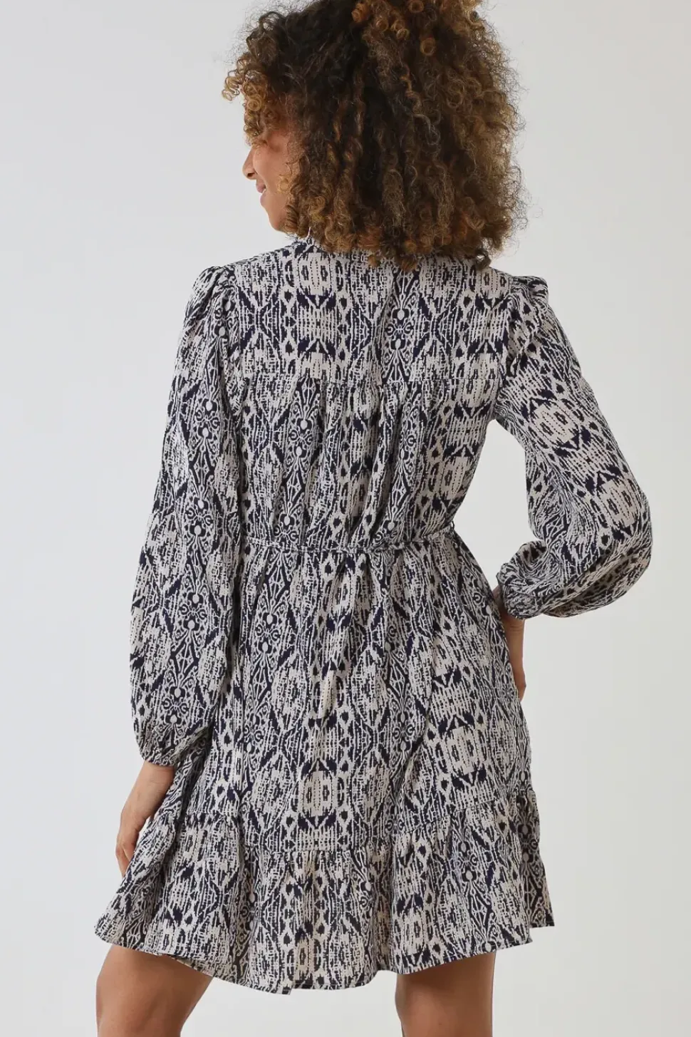 Long Sleeve Mini Shirt Dress
