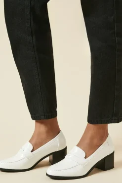 Lora Patent Heeled Loafers