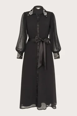 Lorenna Embellished Shirt Dress