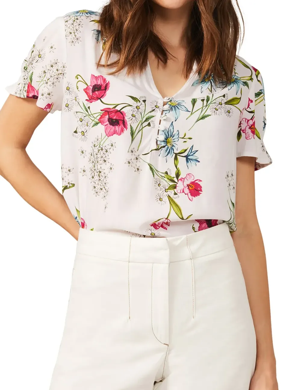Louma Floral Blouse-Floral