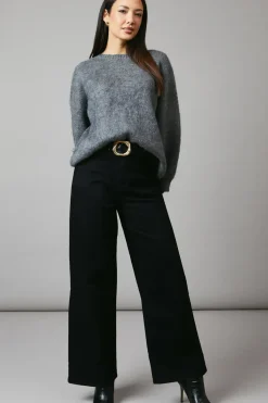 Low Tie Back Slouchy Jumper