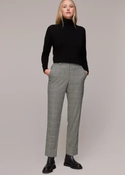 Lucie Check Cigarette Trouser-