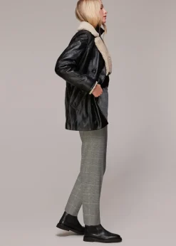 Lucie Check Cigarette Trouser-