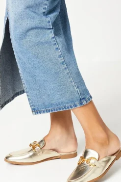 Lucy Snaffle Detail Mule Loafers