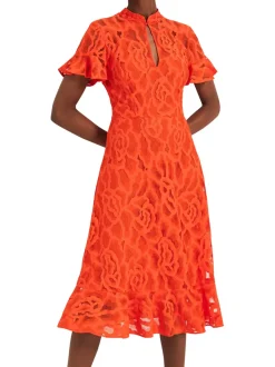 Lulu Floral Lace Dress-Lace