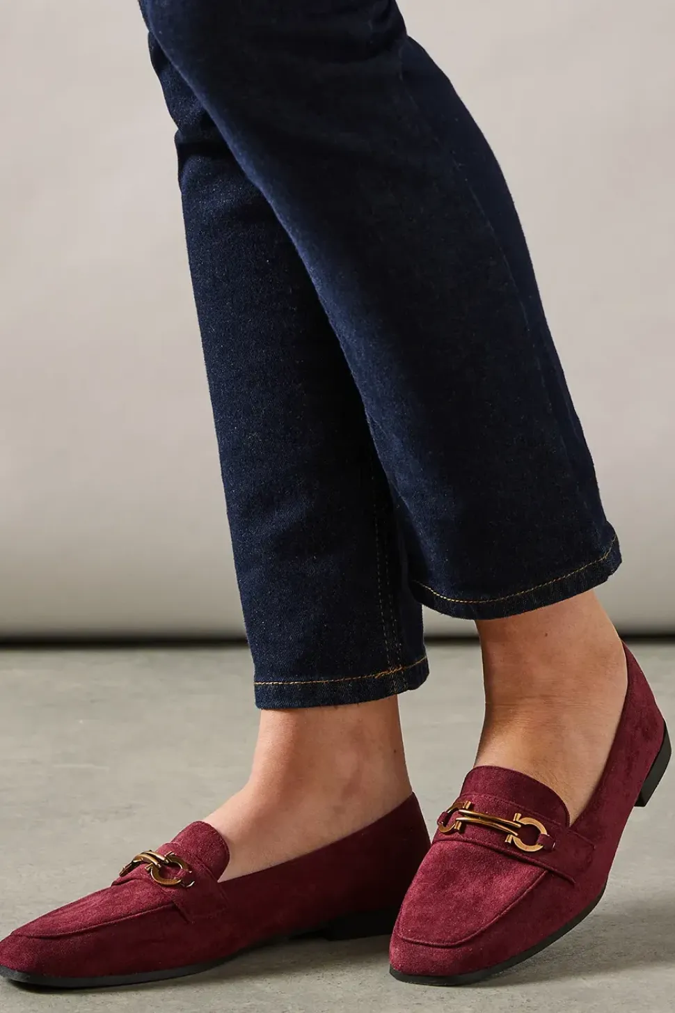 Lupine Snaffle Detail Square Toe Loafer