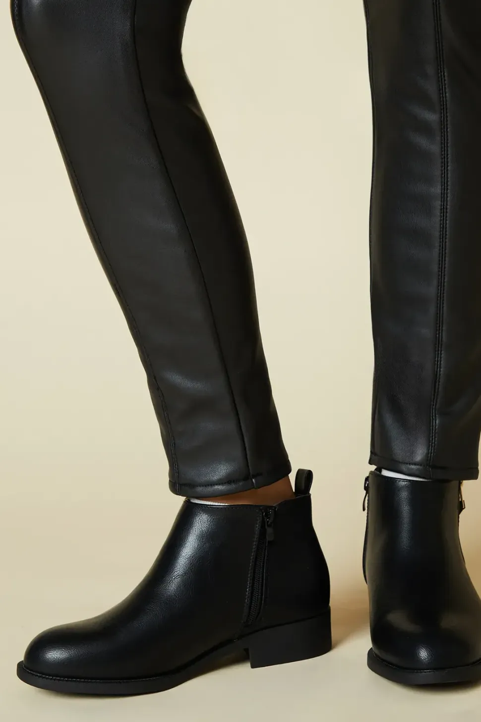 Maddy Side Zip Flat Boots