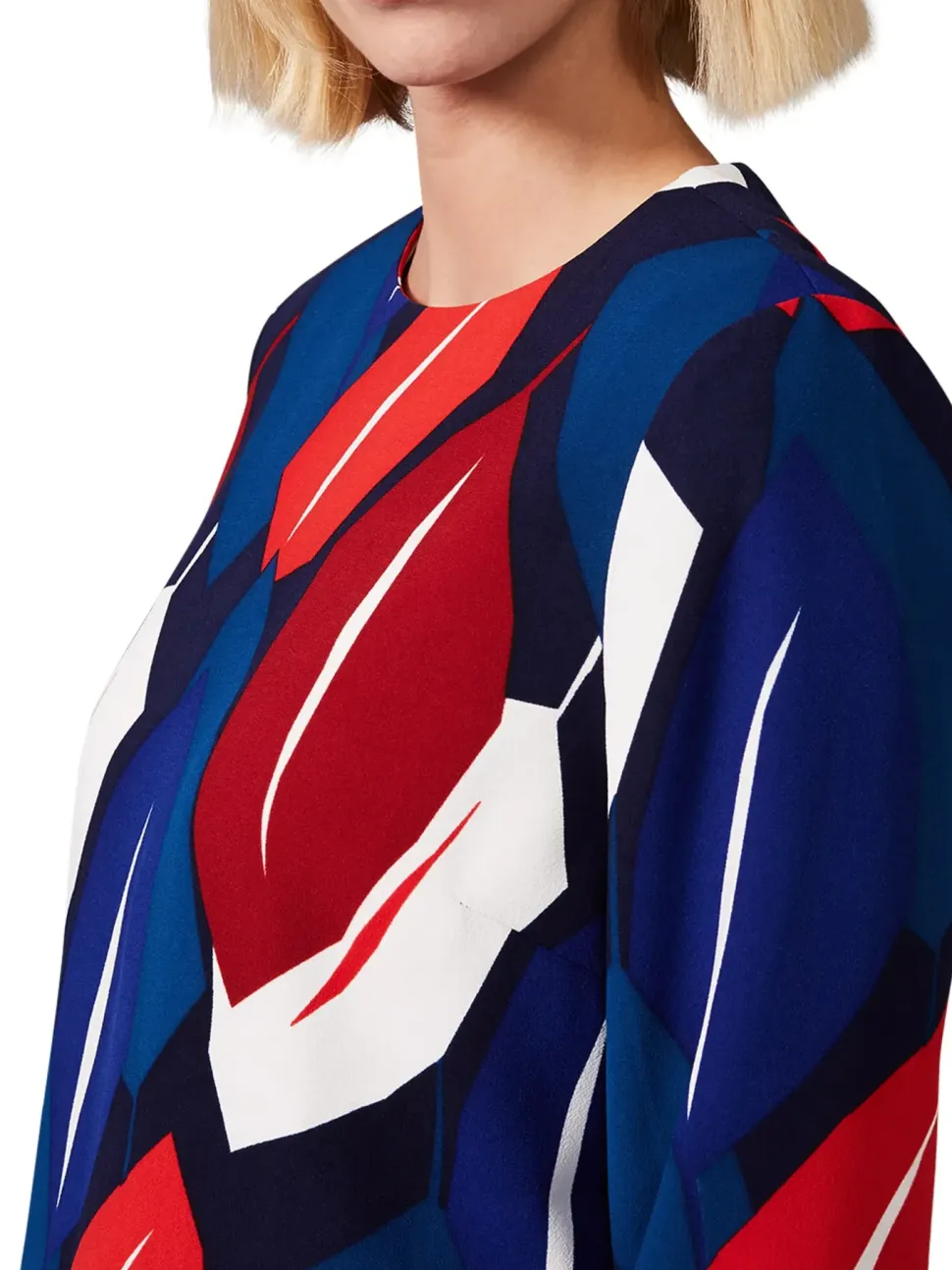 Maebury Leaf Print Blouse-Printed