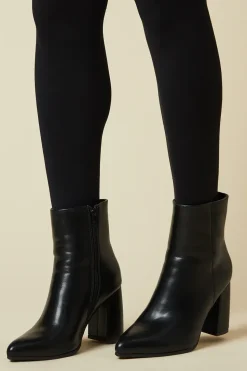 Mara Block Heel Ankle Boots