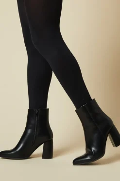 Mara Block Heel Ankle Boots