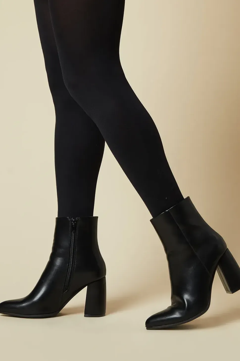 Mara Block Heel Ankle Boots