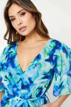 Marble Print Jumpsuit