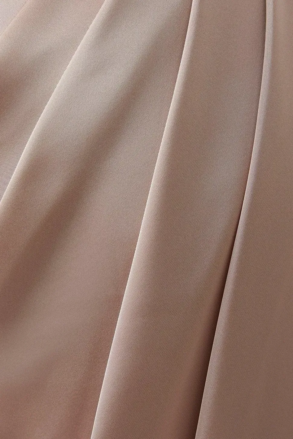 Maternity Ruched Waist Detail Satin Bridesmaid Dress