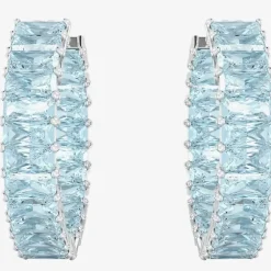 Matrix Blue Hoop Earrings 5659037