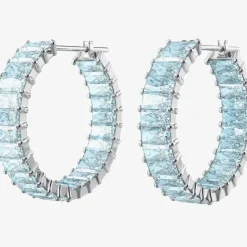Matrix Blue Hoop Earrings 5659037