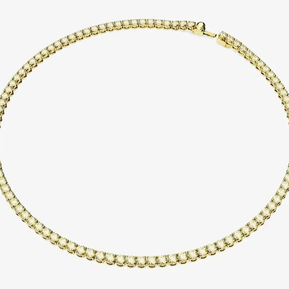 Matrix Gold Plated Tennis Necklace 5661191