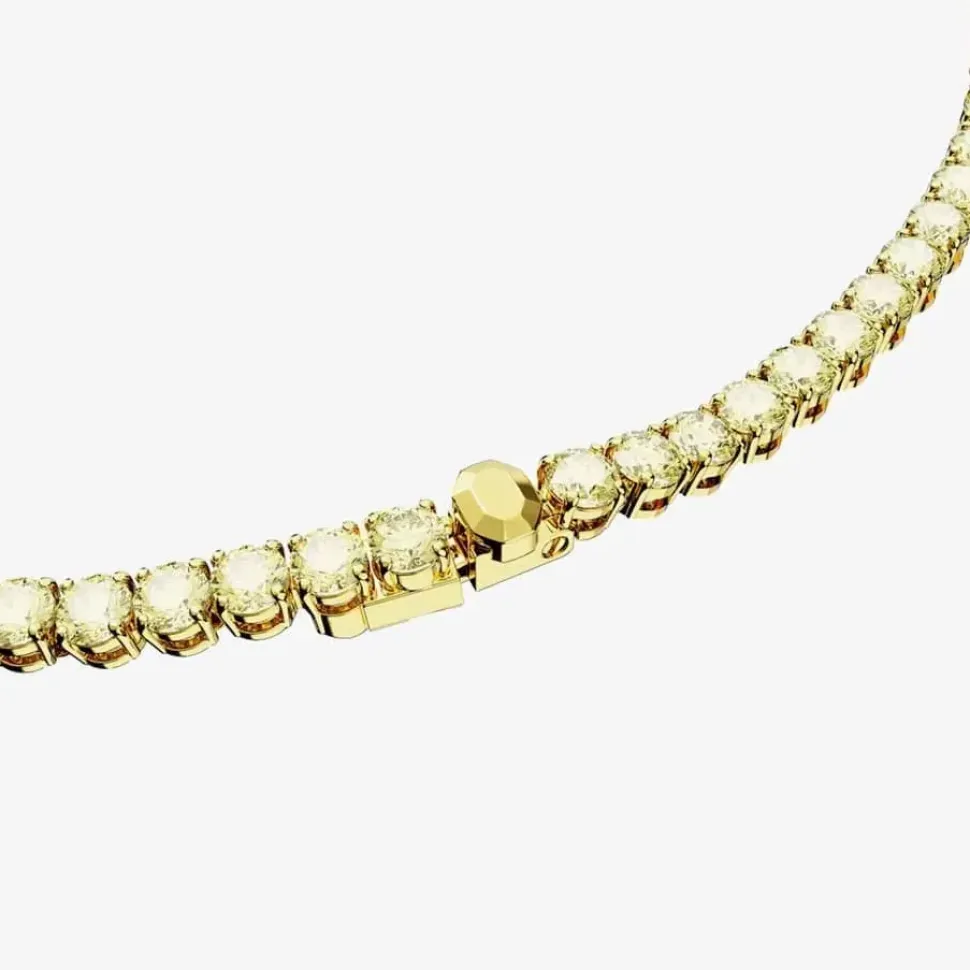 Matrix Gold Plated Tennis Necklace 5661191
