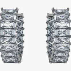 Matrix Grey Hoop Earrings 5658650