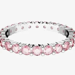Matrix Pink Cubic Zirconia Full Eternity Ring 5658856 55