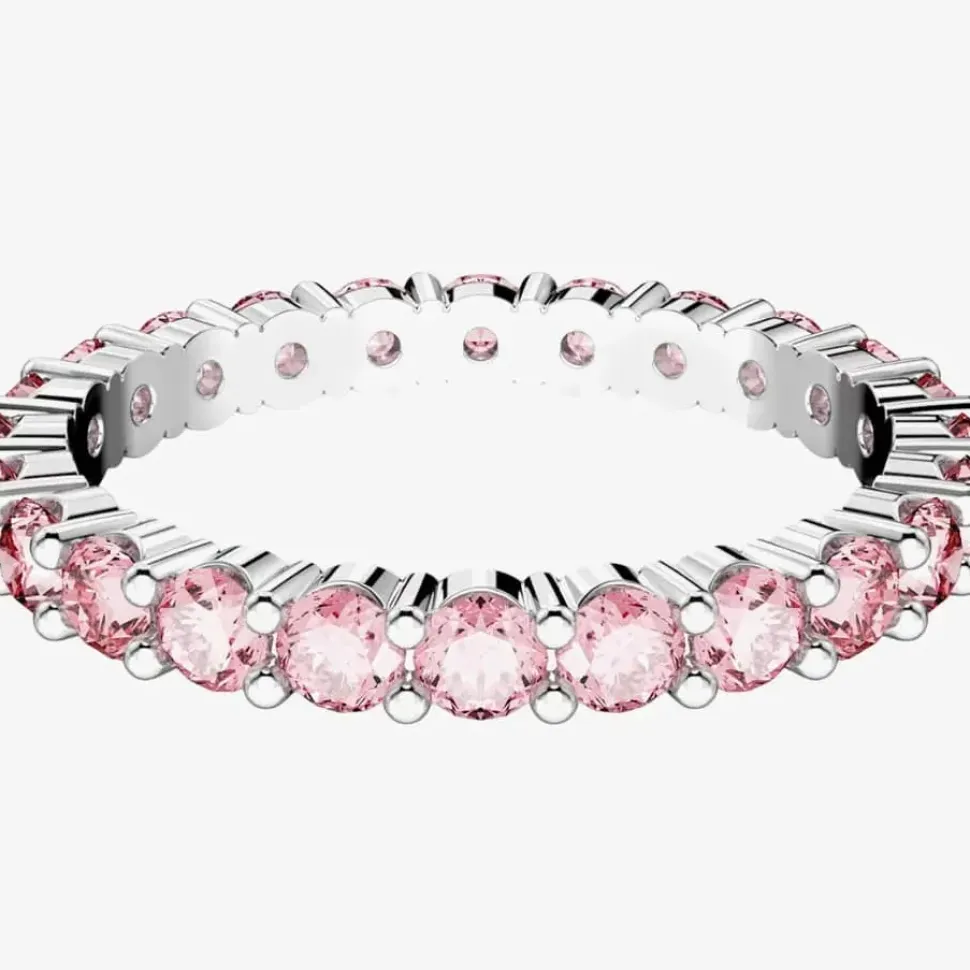 Matrix Pink Cubic Zirconia Full Eternity Ring 5658856 55