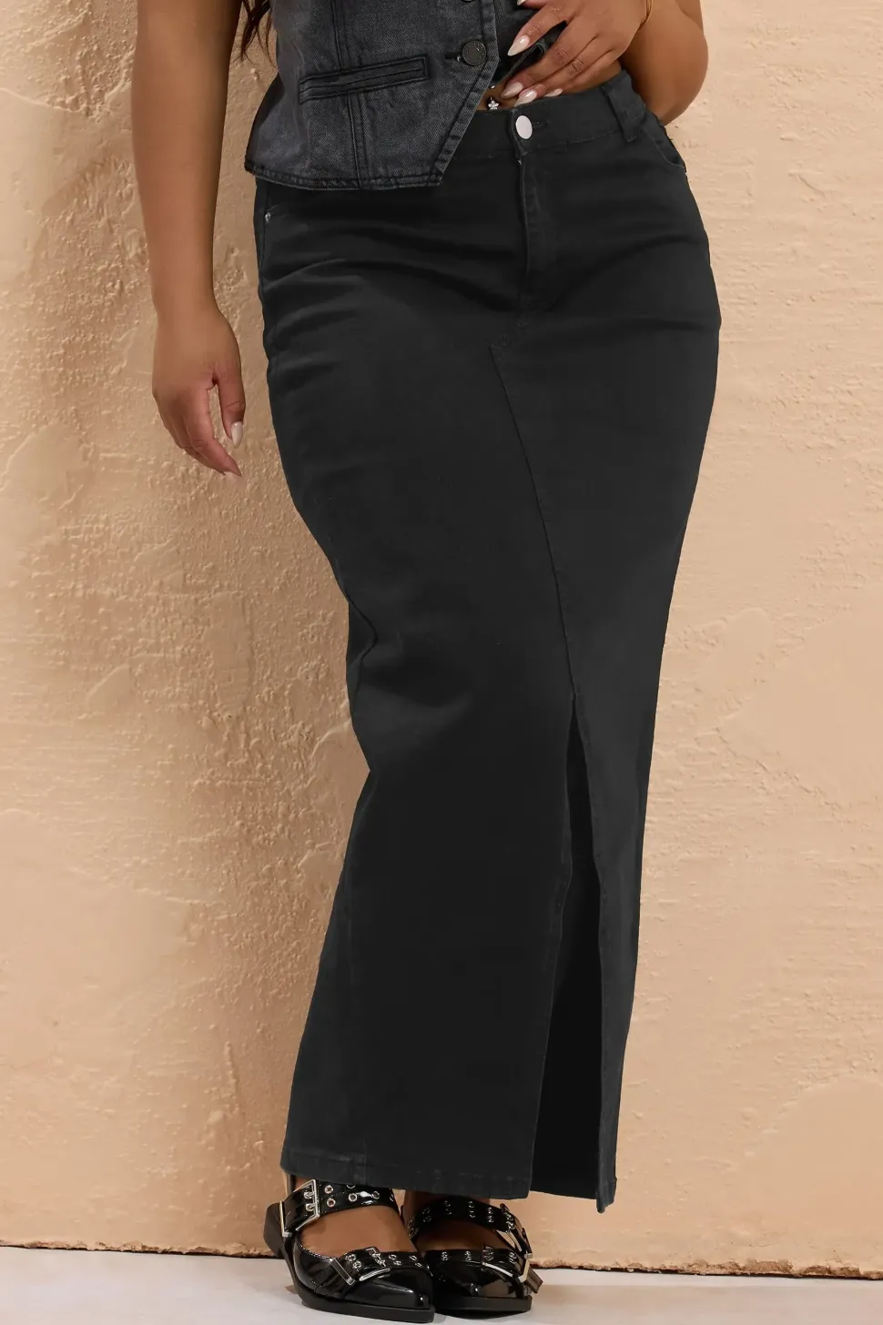 Maxi Denim Skirt