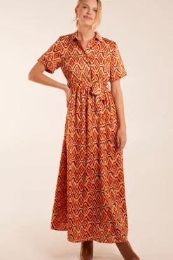 Maxi Shirt Belt Dress