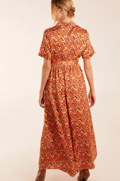 Maxi Shirt Belt Dress
