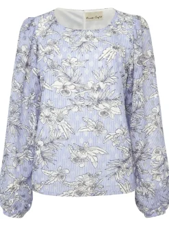 Meribel Floral Printed Lace Top-