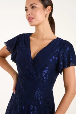 Mesh Angel Sleeve Dress