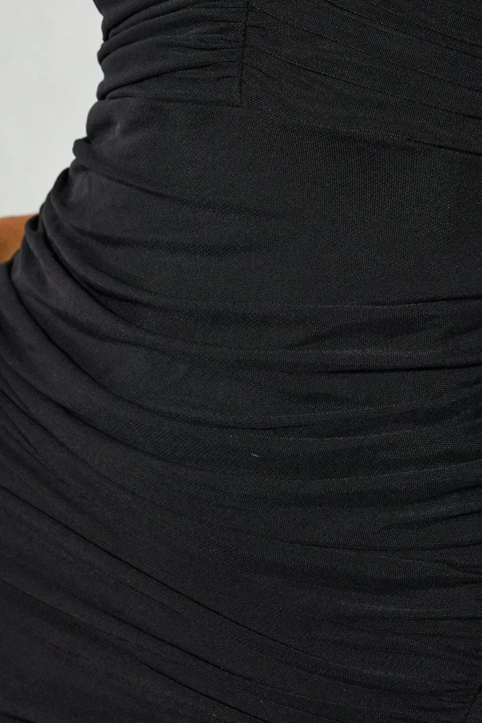 Mesh Cut Out Detail Sleeveless Split Leg Maxi Dress