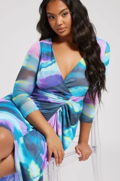 Mesh Midi Dress