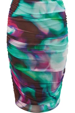 Mesh Midi Skirt