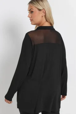 Mesh Panel Shirt