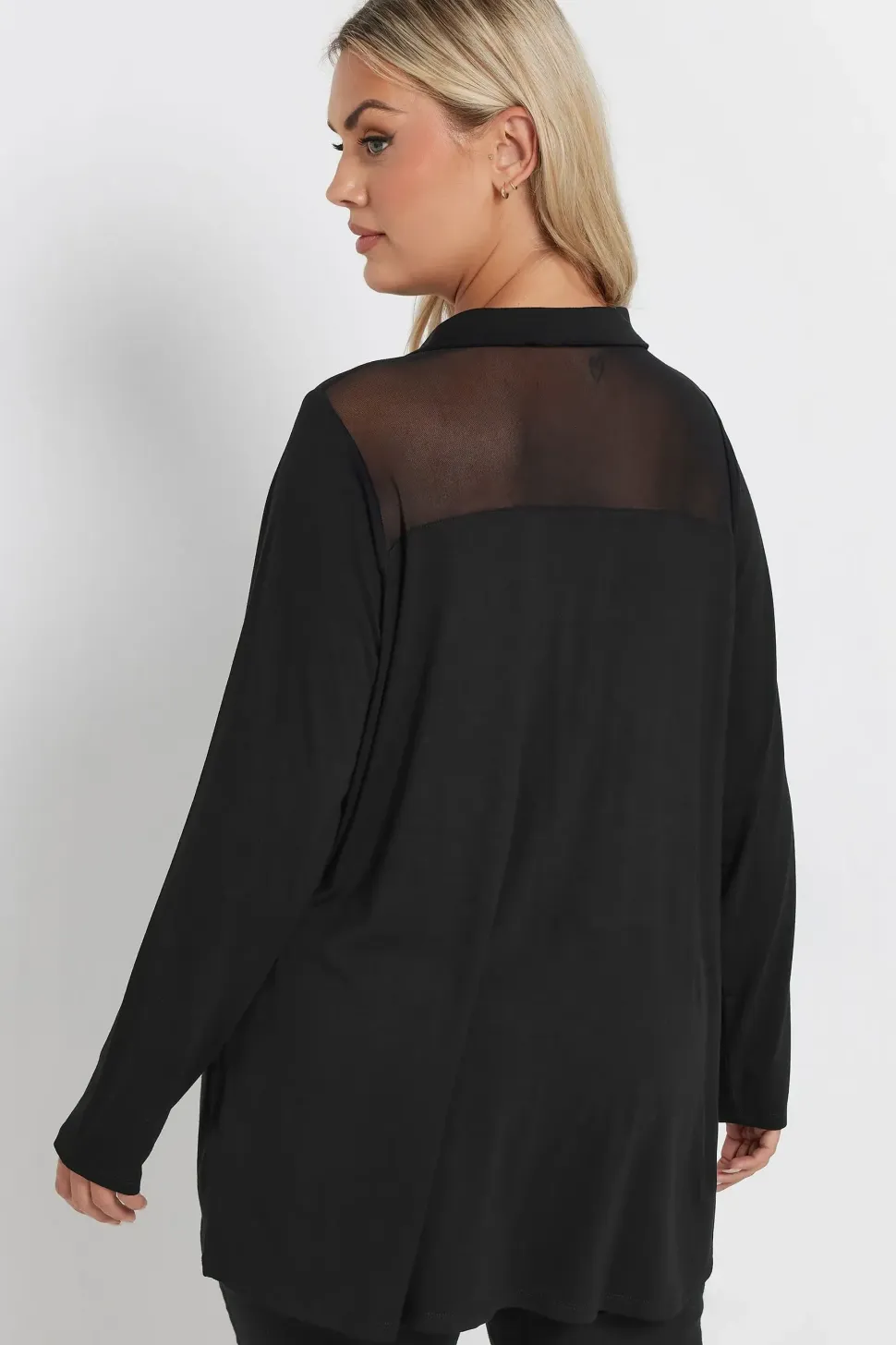 Mesh Panel Shirt