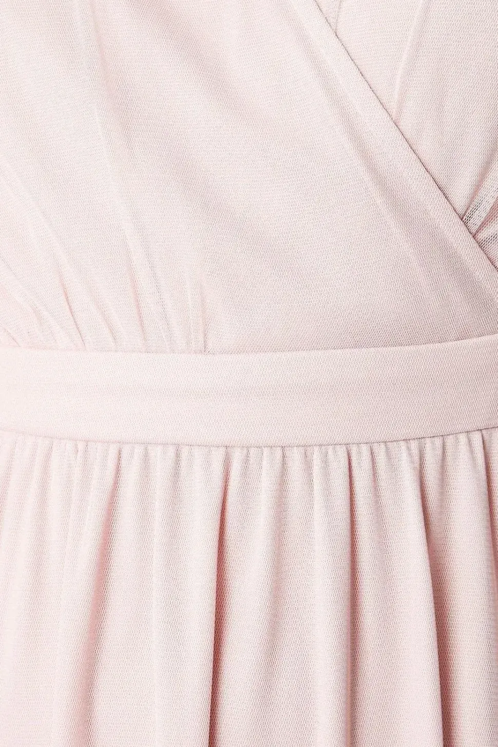 Mesh Ruffle Midi Dress