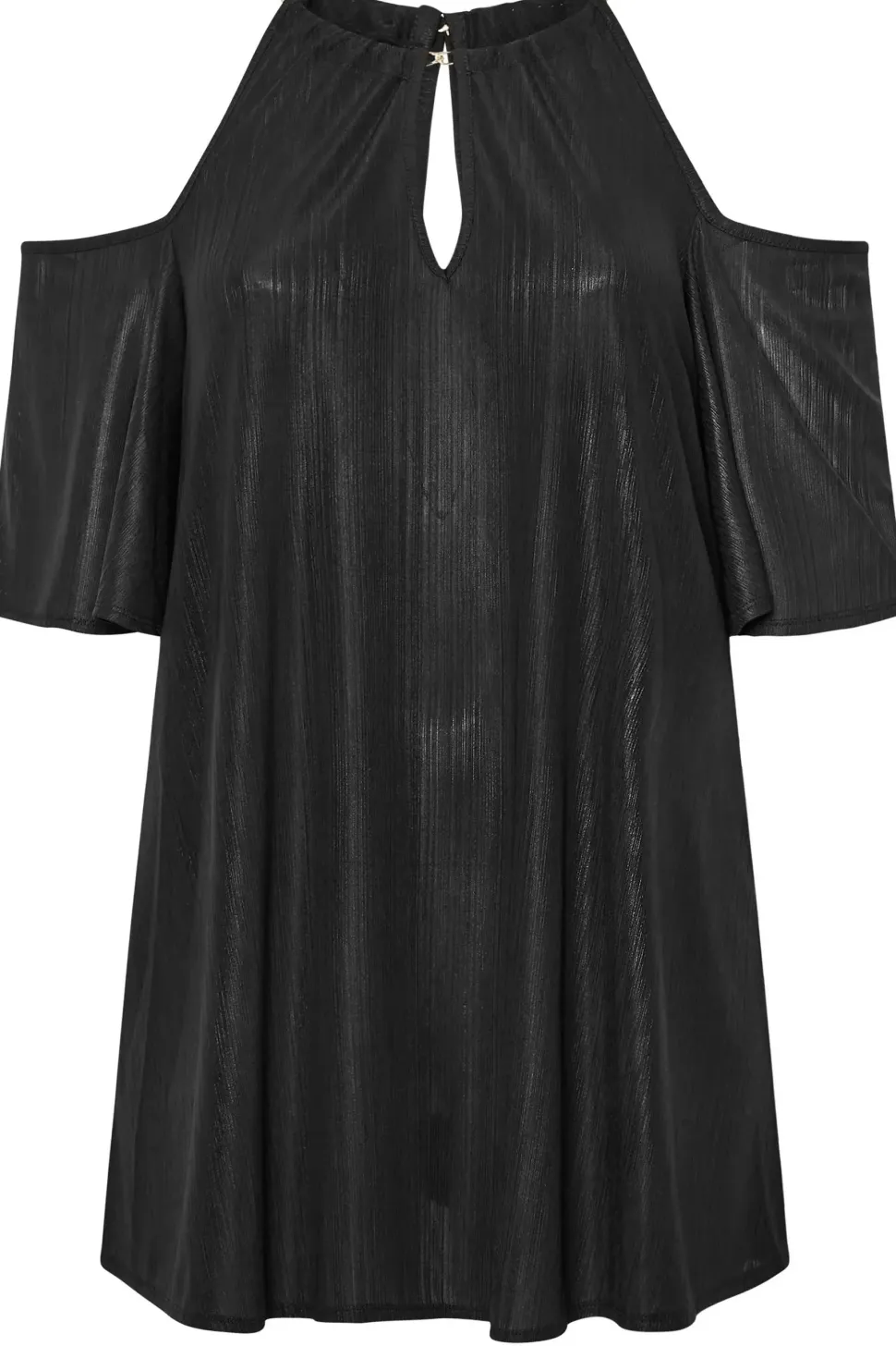 Metallic Chain Detail Top