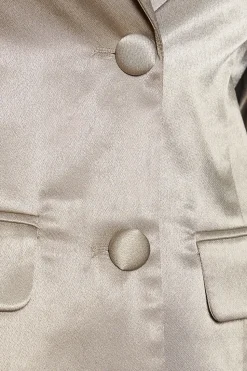 Metallic Double Breasted Blazer