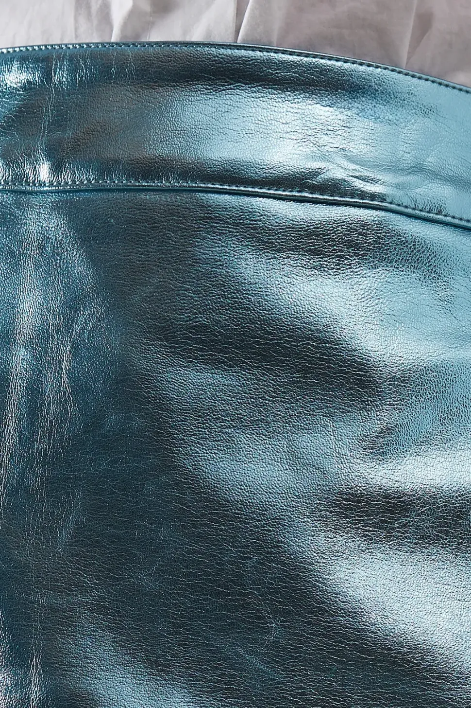 Metallic Mini Skirt