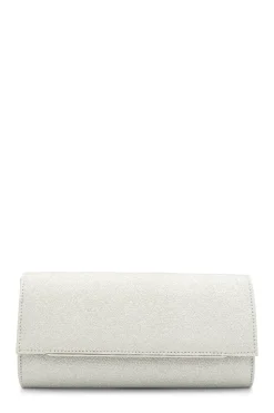 Metallic 'Dimitra' Box Clutch Bag