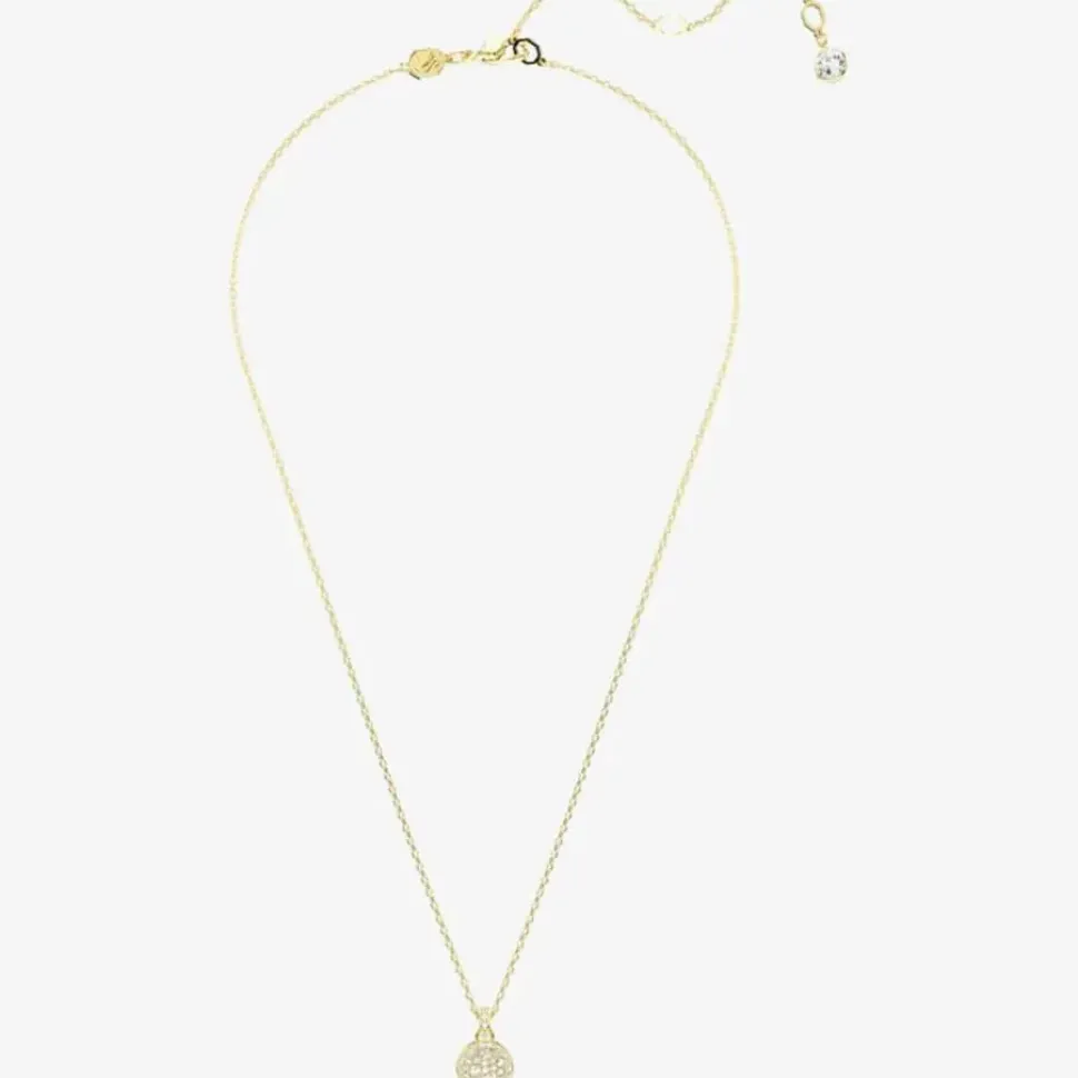 Meteora Gold Plated White Crystal Necklace 5683443