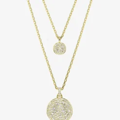 Meteora Gold Tone Plated Layered Pendant Necklace 5683442